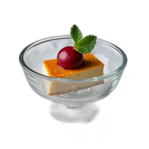 food, 3d render, clear, glass transparent PNG cut-out