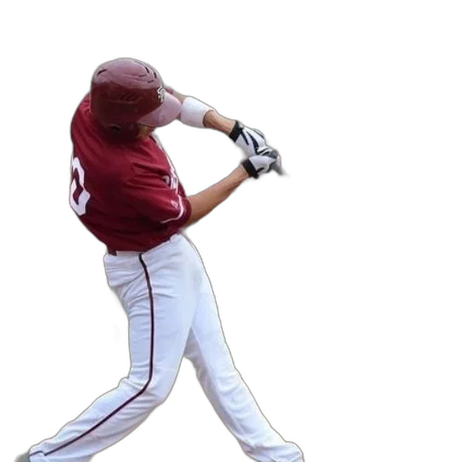 weapon, baseball, player, maroon transparent PNG cut-out