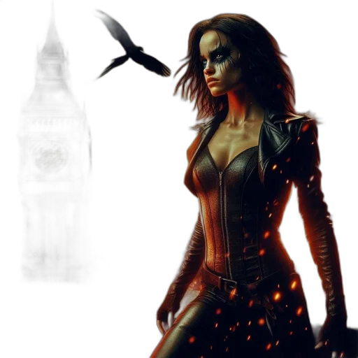 dress, concept art, fantasy art, comic book art transparent PNG cut-out
