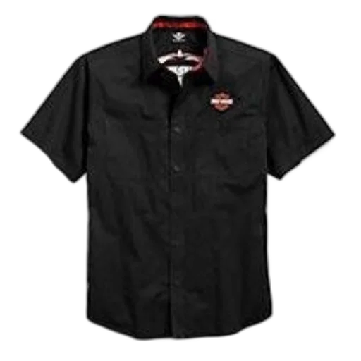 jacket, staff, black, short-sleeved transparent PNG cut-out
