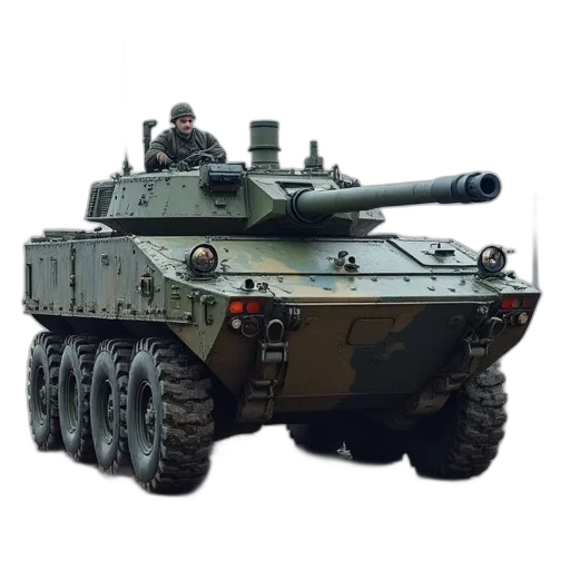 weapon, animal, car, 3d render transparent PNG cut-out