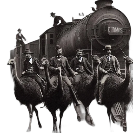 animal, hat, weapon, creature transparent PNG cut-out