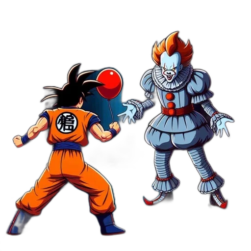 concept art, 3d render, confrontation, between transparent PNG cut-out