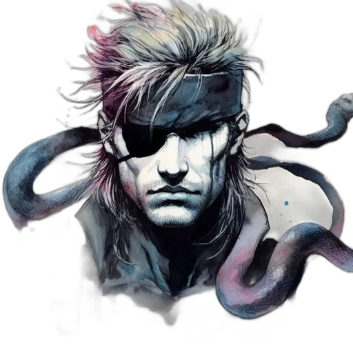concept art, comic book art, watercolor, fantasy art transparent PNG cut-out