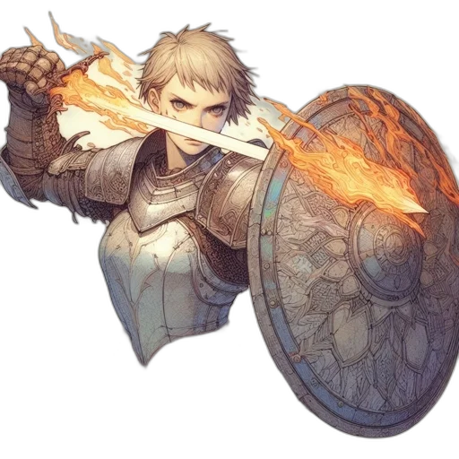 sword, weapon, dragon, staff transparent PNG cut-out