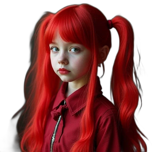 hair, face, photorealistic, 3d render transparent PNG cut-out