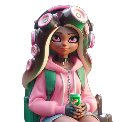 jacket, weapon, dress, face transparent PNG cut-out