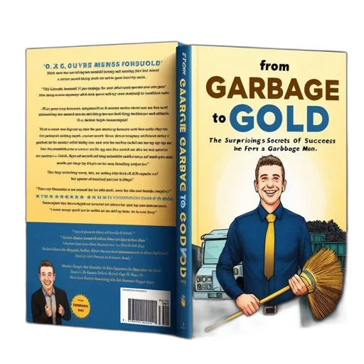 book, cover, featuring, man transparent PNG cut-out