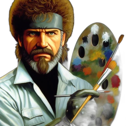 jacket, weapon, hat, staff transparent PNG cut-out