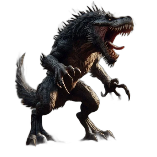 dragon, creature, animal, concept art transparent PNG cut-out