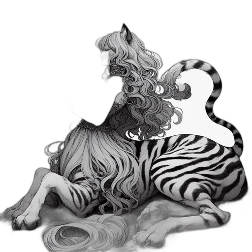 animal, creature, hair, dragon transparent PNG cut-out