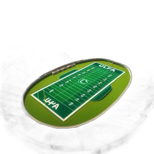 3d render, green, aerial, view transparent PNG cut-out