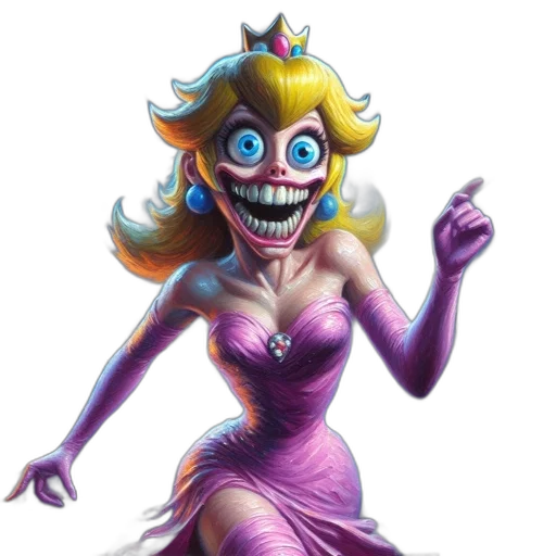 dress, mask, creature, crown transparent PNG cut-out