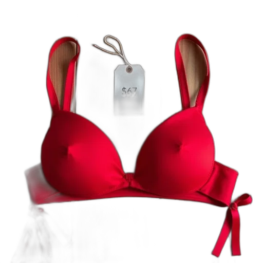 jewelry, red, bikini, top transparent PNG cut-out