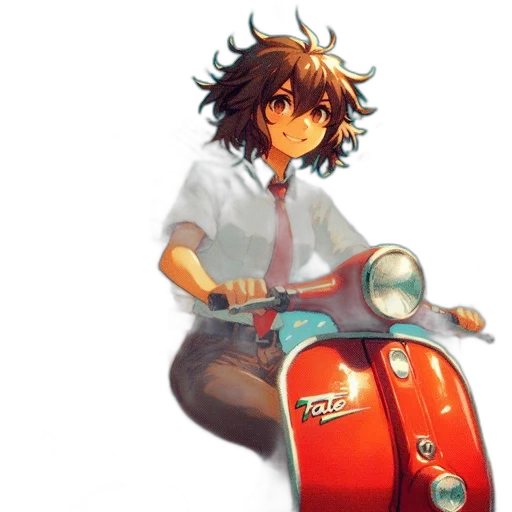 car, concept art, anime, pixel art transparent PNG cut-out