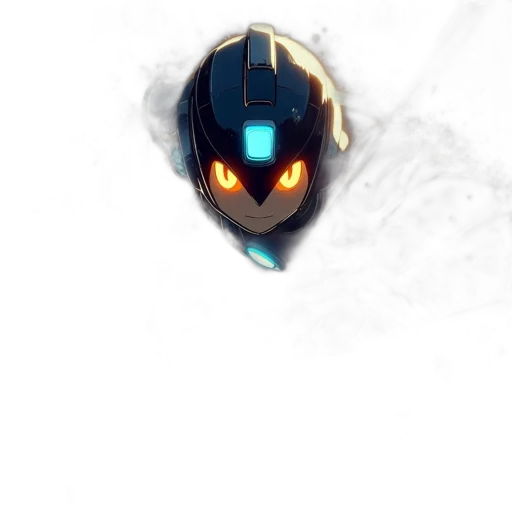 robot, mask, face, weapon transparent PNG cut-out