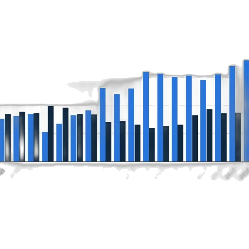 bar, chart, shows, comparison transparent PNG cut-out