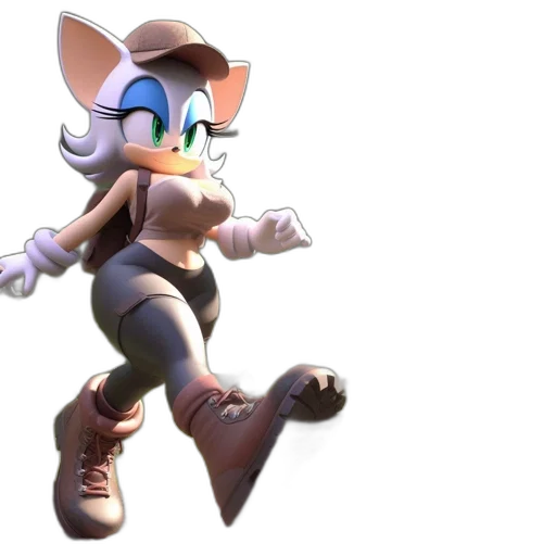 animal, 3d render, concept art, pixel art transparent PNG cut-out