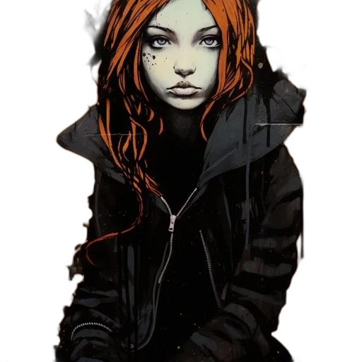 jacket, staff, comic book art, concept art transparent PNG cut-out