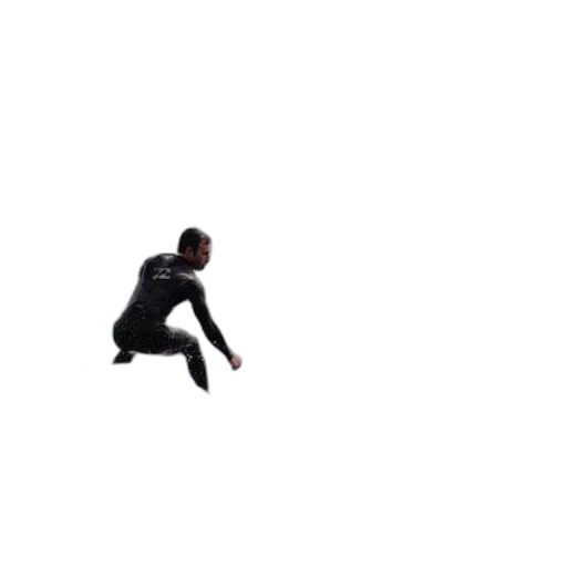 comic book art, pixel art, surfer, black transparent PNG cut-out