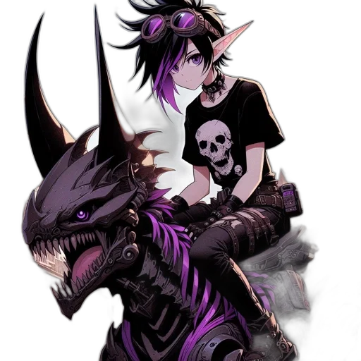 dragon, weapon, staff, creature transparent PNG cut-out