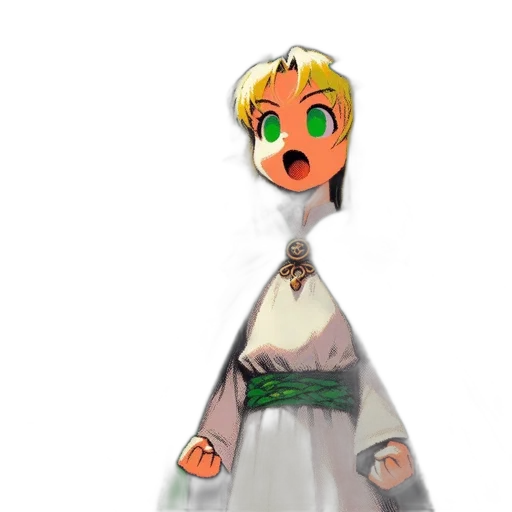 dress, mask, staff, creature transparent PNG cut-out
