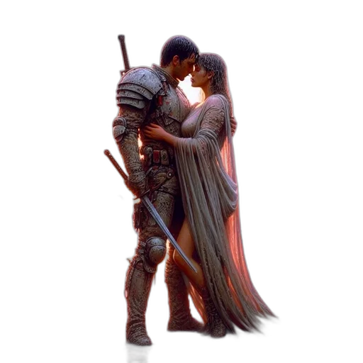 sword, dragon, dress, weapon transparent PNG cut-out