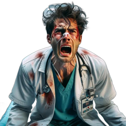 staff, face, jacket, concept art transparent PNG cut-out