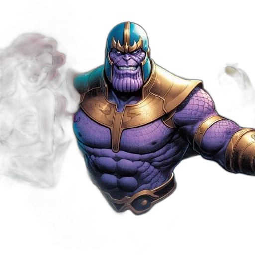 mask, comic book art, concept art, fantasy art transparent PNG cut-out