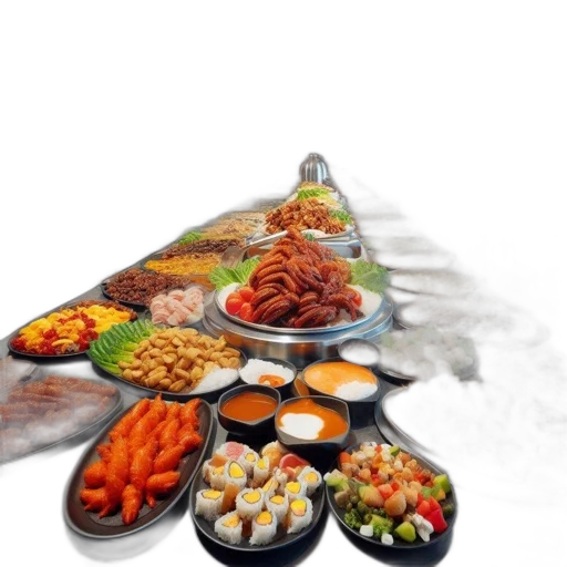 food, 3d render, photorealistic, image transparent PNG cut-out