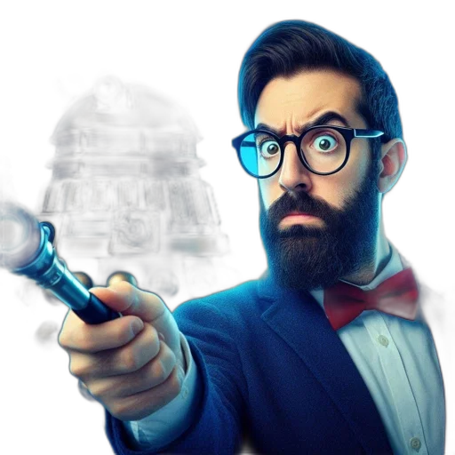staff, weapon, robot, concept art transparent PNG cut-out