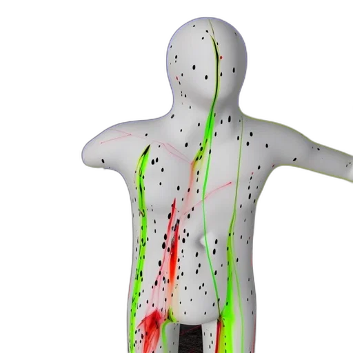 abstract, figure, colored, markings transparent PNG cut-out