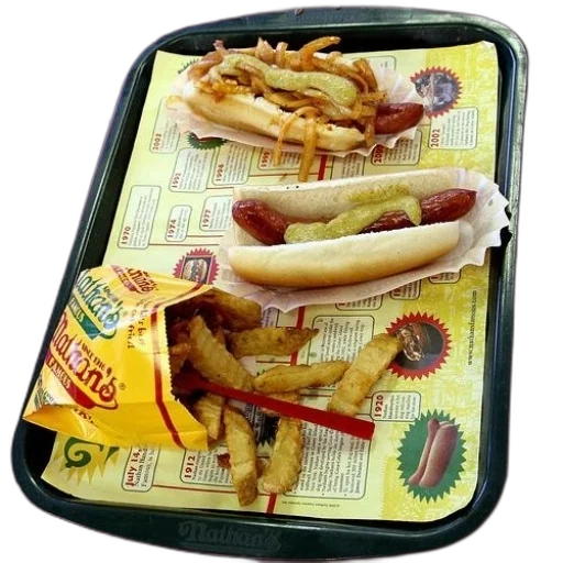 food, tray, hot, dogs transparent PNG cut-out