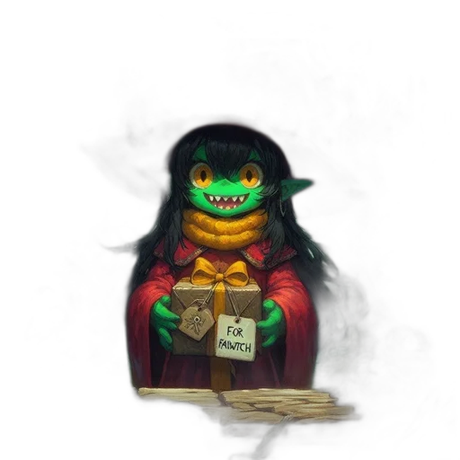 dragon, creature, mask, staff transparent PNG cut-out