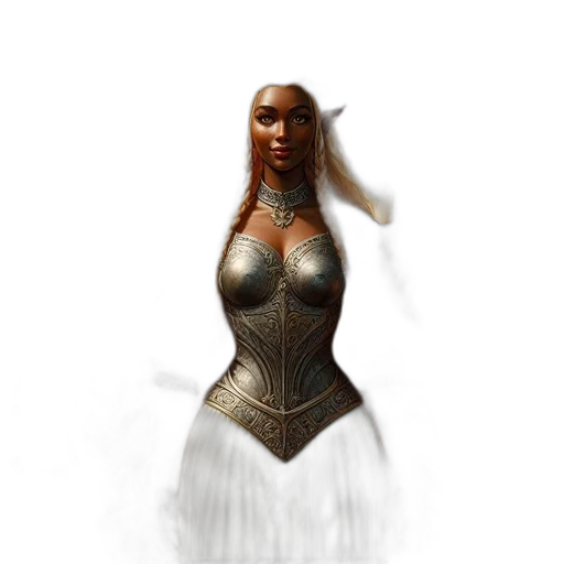 dress, jewelry, fantasy art, concept art transparent PNG cut-out