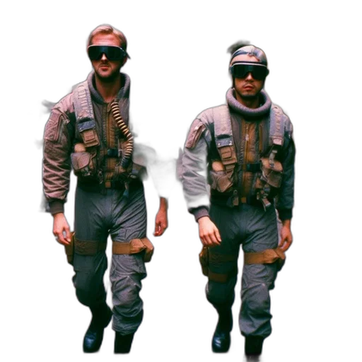 jacket, staff, creature, concept art transparent PNG cut-out