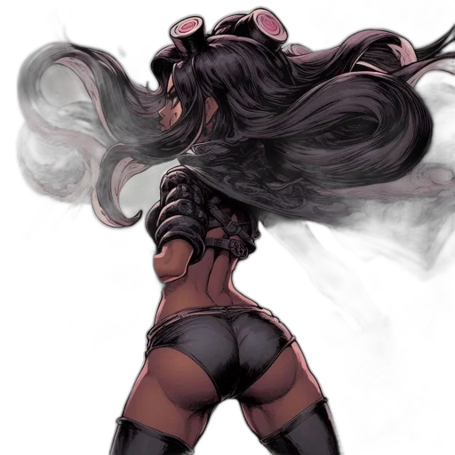 hair, mask, concept art, fantasy art transparent PNG cut-out