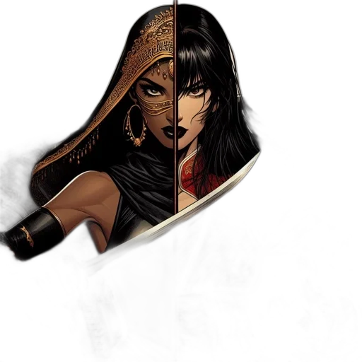 sword, weapon, comic book art, fantasy art transparent PNG cut-out