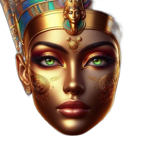 jewelry, mask, crown, face transparent PNG cut-out