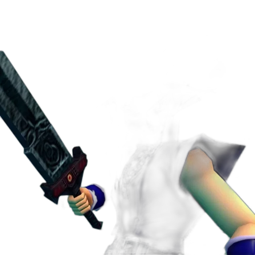 weapon, sword, staff, 3d render transparent PNG cut-out