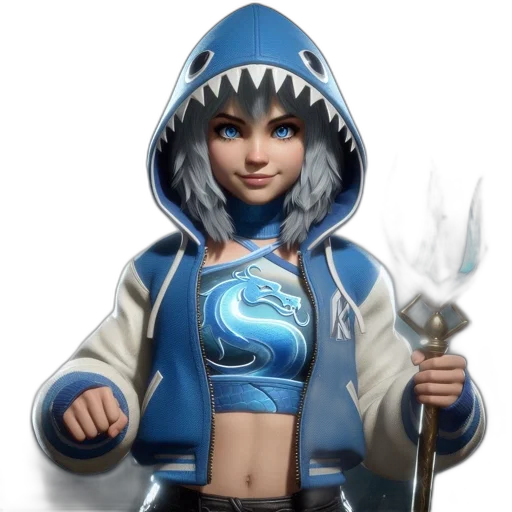 staff, jacket, dragon, sword transparent PNG cut-out