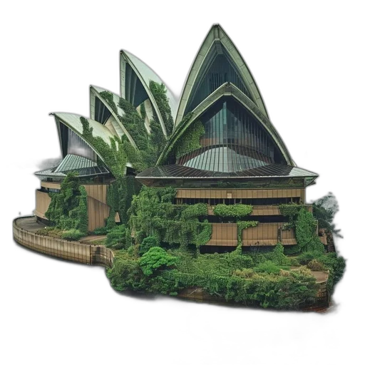 building, 3d render, concept art, photorealistic transparent PNG cut-out