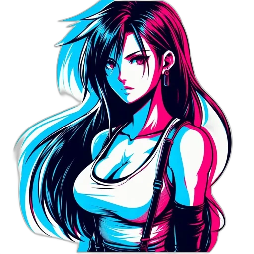 pixel art, anime, concept art, comic book art transparent PNG cut-out