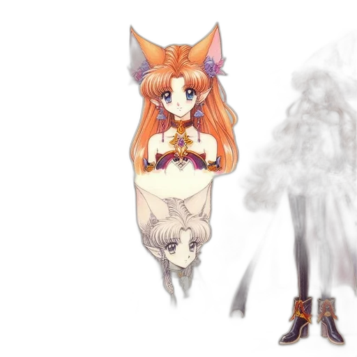 dress, creature, concept art, fantasy art transparent PNG cut-out