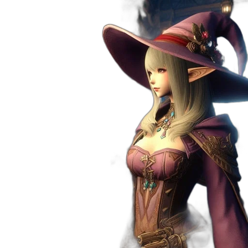 staff, hat, fantasy art, concept art transparent PNG cut-out