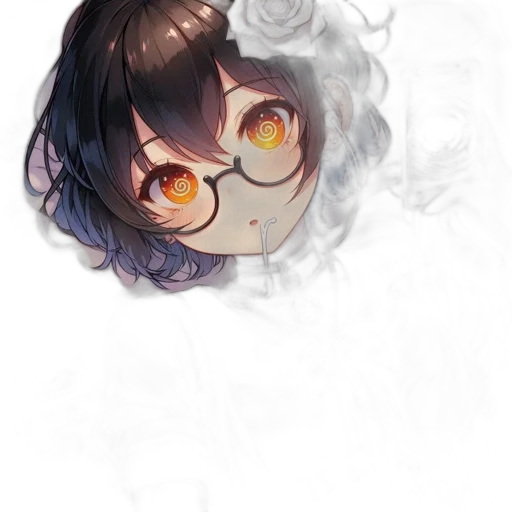 face, mask, staff, hair transparent PNG cut-out