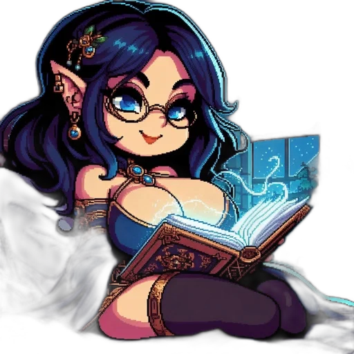 fantasy art, pixel art, concept art, comic book art transparent PNG cut-out