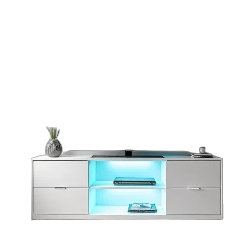 furniture, 3d render, blue, pastel transparent PNG cut-out
