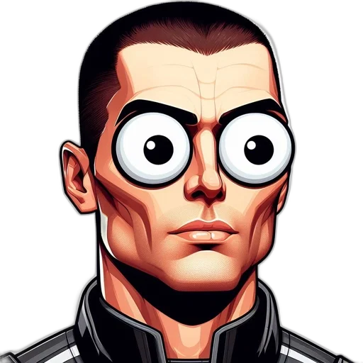 face, mask, robot, jacket transparent PNG cut-out