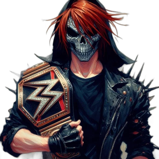 jacket, mask, concept art, photorealistic transparent PNG cut-out